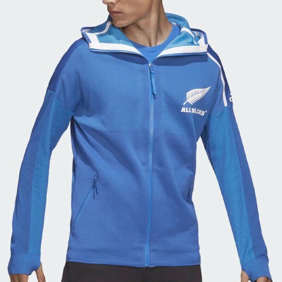 Adidas All Blacks New Zealand Pre Match Jacket Sz small s zip up graphic design - Picture 8 of 12